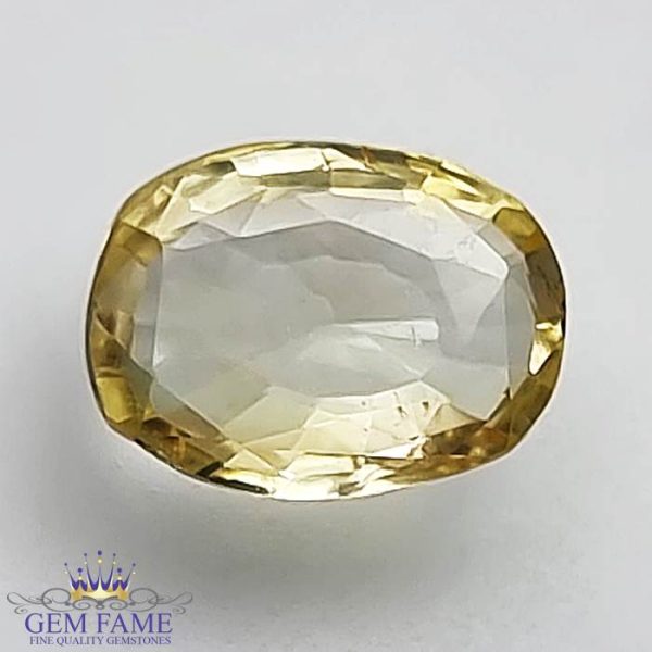 Yellow Sapphire 1.58ct (Pukhraj) Stone Ceylon