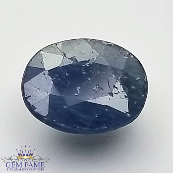 Blue Sapphire 2.86ct (Neelam) Gemstone Africa