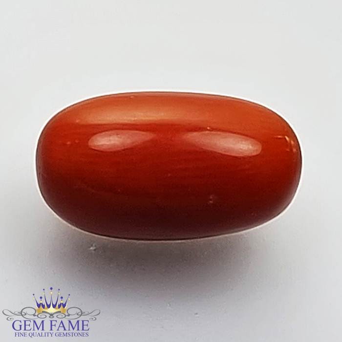 Coral 3.89ct (Moonga) Gemstone Italy