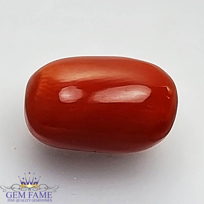 Coral 3.35ct (Moonga) Gemstone Italy