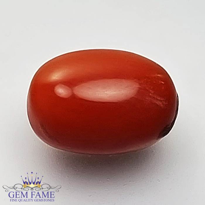 Coral 2.64ct (Moonga) Gemstone Italy