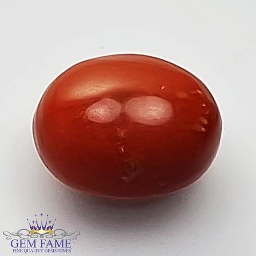 Coral 2.08ct (Moonga) Gemstone Italy