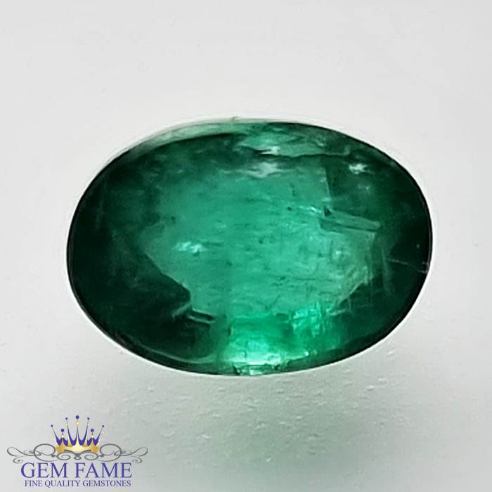 Emerald 0.84ct (Panna) Gemstone Zambian