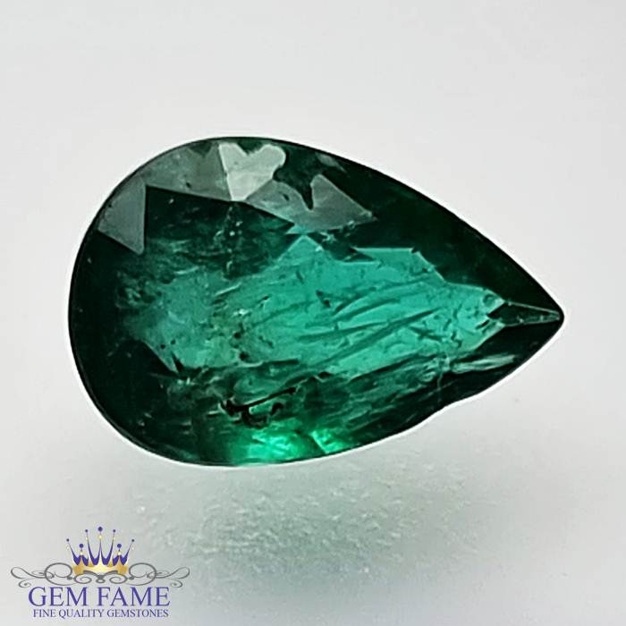 Emerald 0.98ct (Panna) Gemstone Zambian