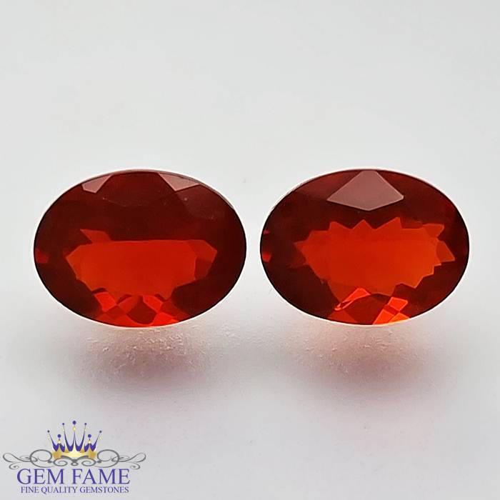 Fire Opal Pair