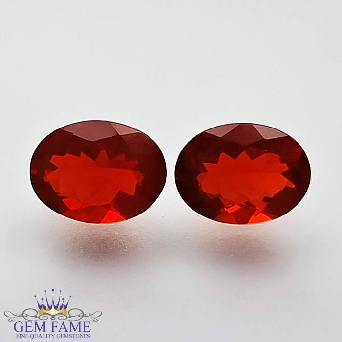 Fire Opal Pair