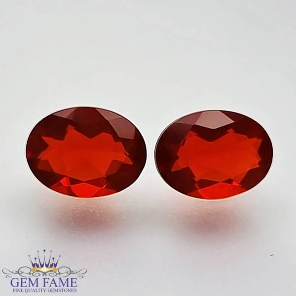 Fire Opal Pair