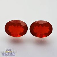 Fire Opal Pair