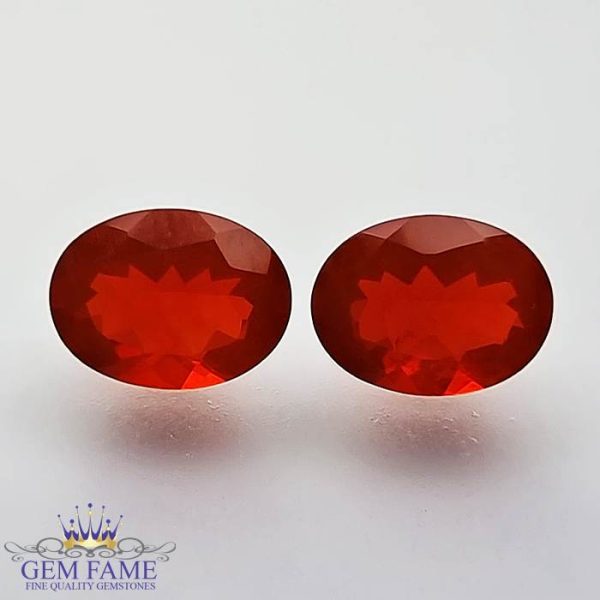 Fire Opal Pair