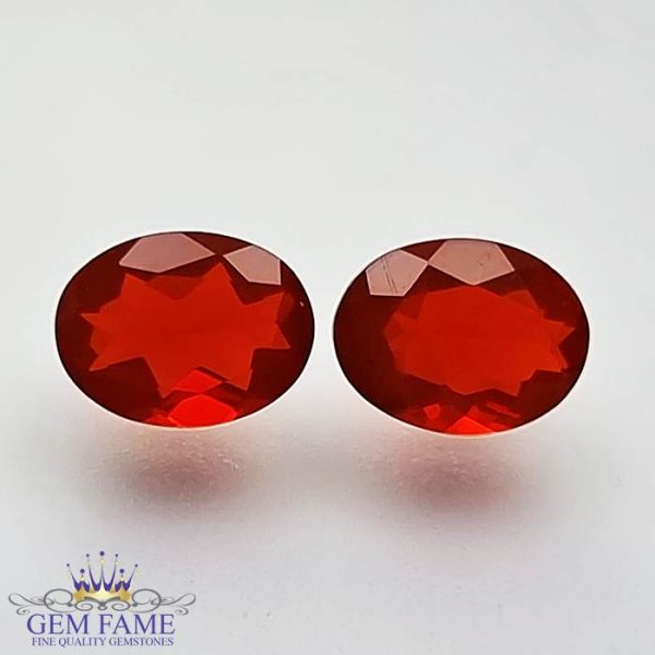 Fire Opal Pair