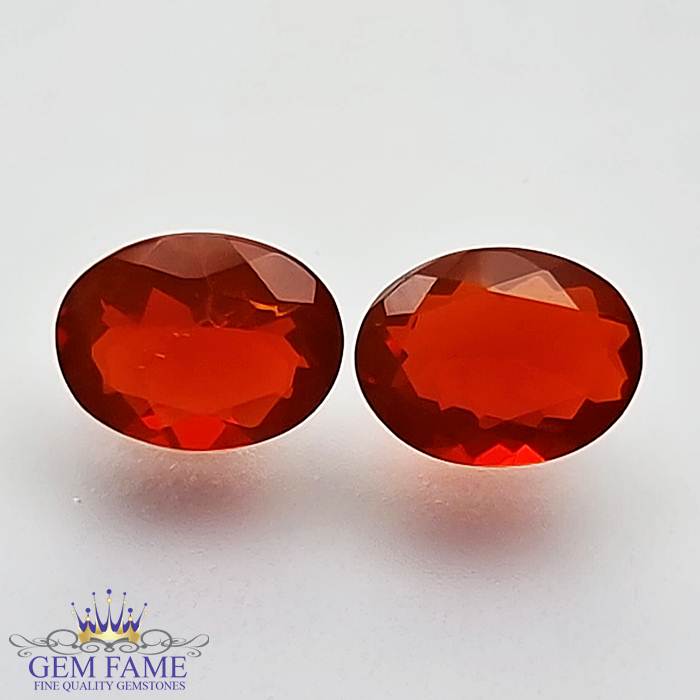 Fire Opal Pair