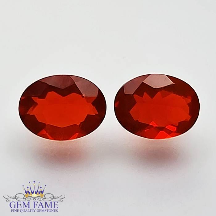 Fire Opal Pair