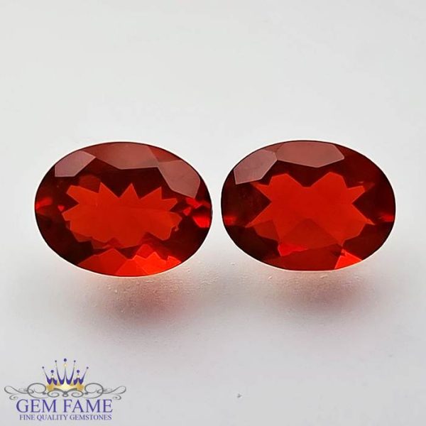 Fire Opal Pair