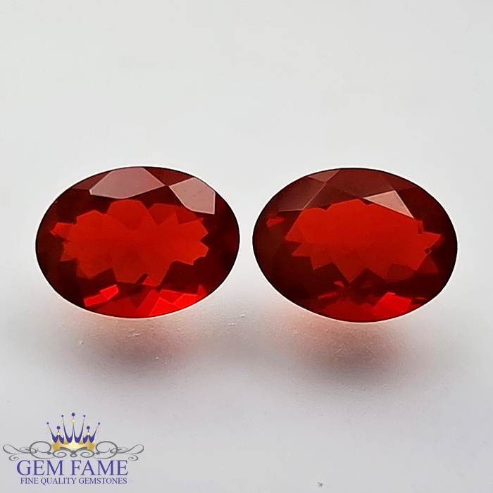 Fire Opal Pair