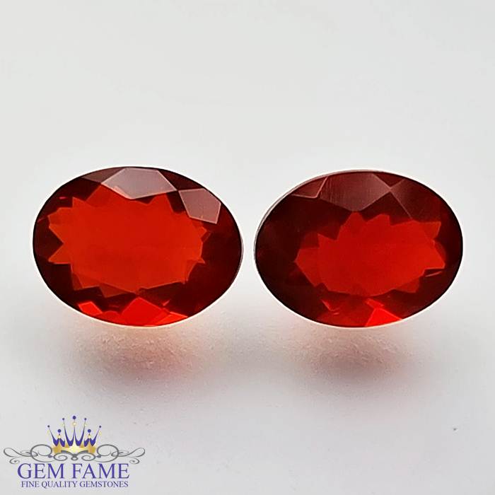 Fire Opal Pair