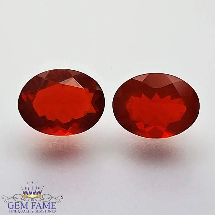 Fire Opal Pair