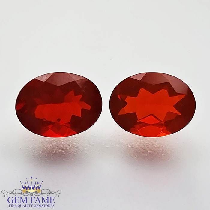 Fire Opal Pair