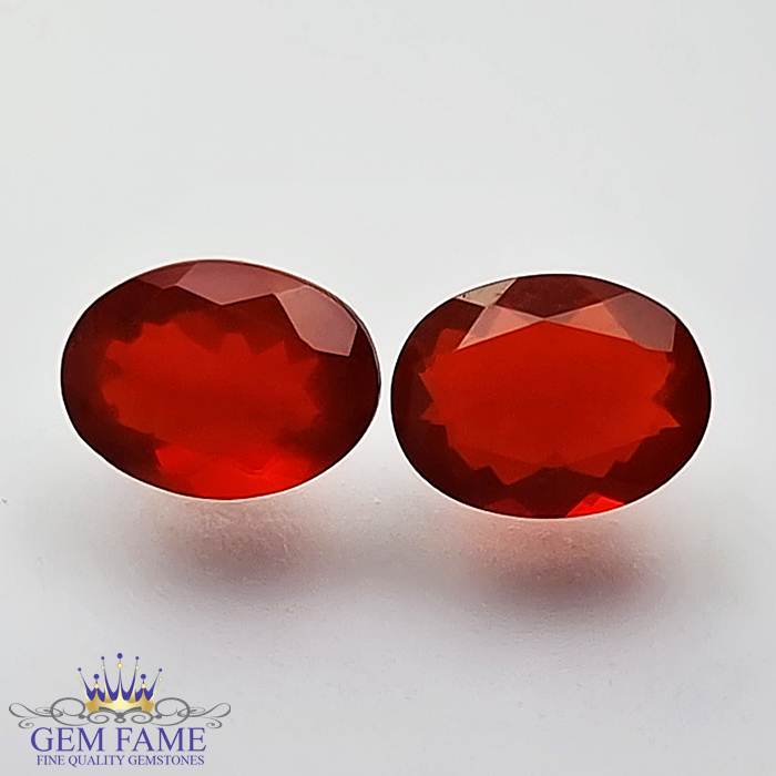 Fire Opal Pair