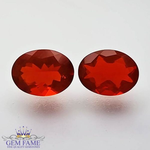 Fire Opal Pair