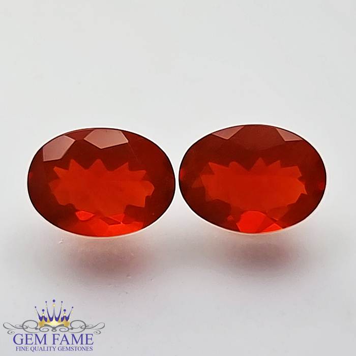 Fire Opal Pair