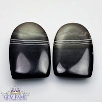 Sulemani Aqeeq Pair 23.67ct Gemstone Iran