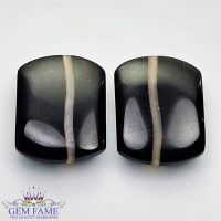 Sulemani Aqeeq Pair 26.28ct Gemstone Iran