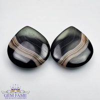 Sulemani Aqeeq Pair 35.24ct Gemstone Iran