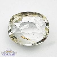 White Sapphire 2.54ct Gemstone Ceylon