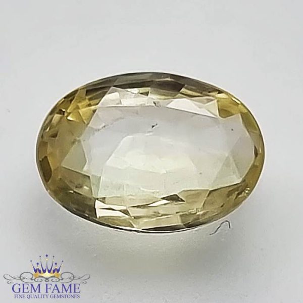 Yellow Sapphire 1.82ct (Pukhraj) Stone Ceylon