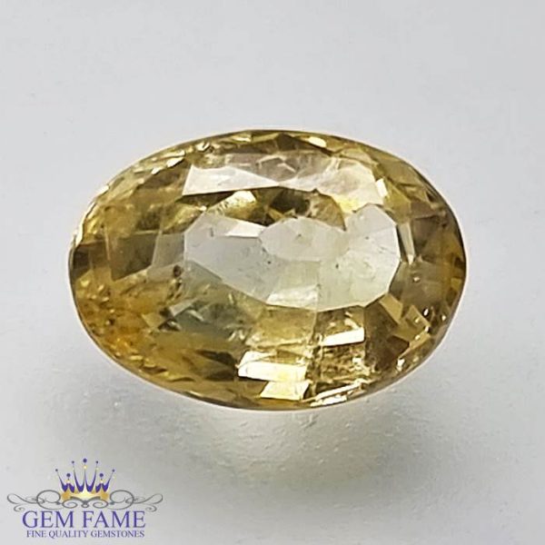 Yellow Sapphire 1.90ct (Pukhraj) Stone Ceylon