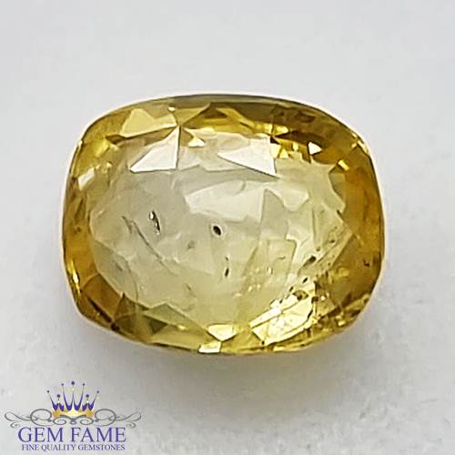 Yellow Sapphire (Pukhraj) Stone 1.40ct