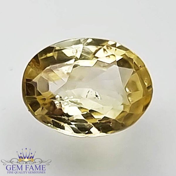 Yellow Sapphire 1.36ct (Pukhraj) Stone Ceylon