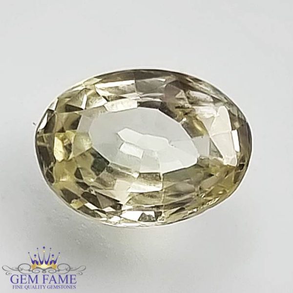 Yellow Sapphire 1.72ct (Pukhraj) Stone Ceylon