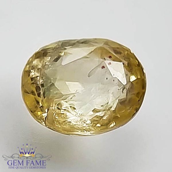 Yellow Sapphire 2.46ct (Pukhraj) Stone Ceylon