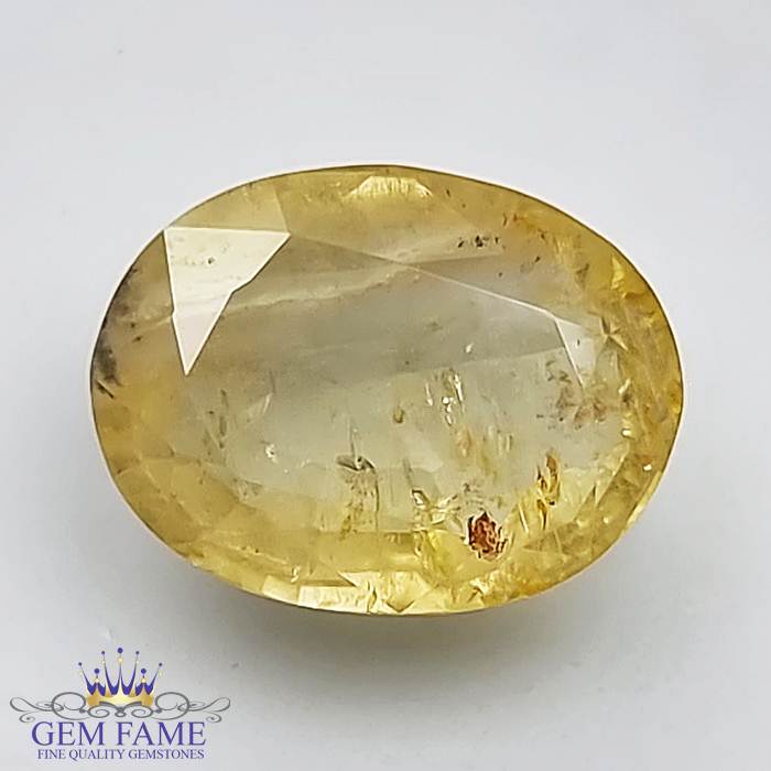 Yellow Sapphire 8.63ct (Pukhraj) Stone Ceylon