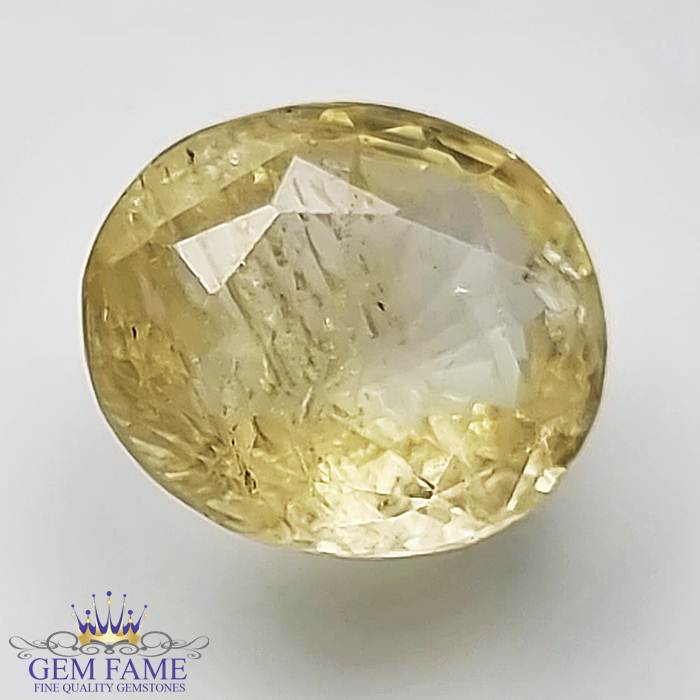 Yellow Sapphire 4.38ct (Pukhraj) Stone Ceylon