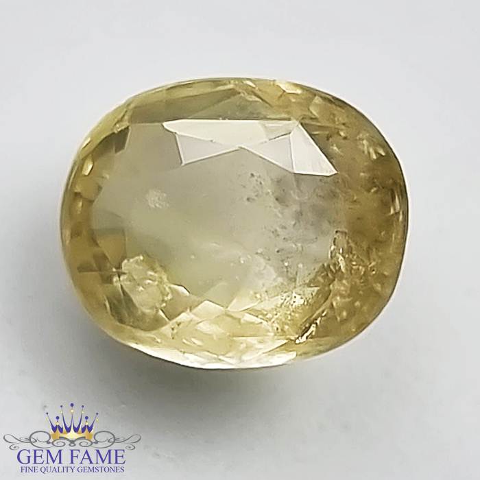 Yellow Sapphire 3.65ct (Pukhraj) Stone Ceylon