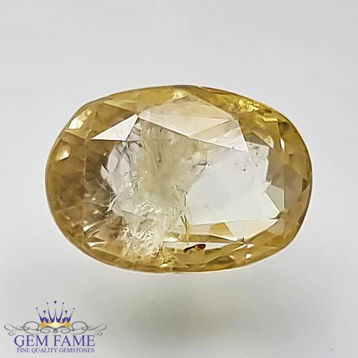 Yellow Sapphire 3.64ct (Pukhraj) Stone Ceylon