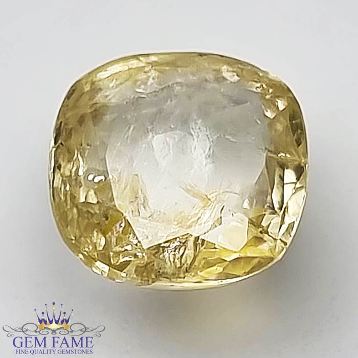 Yellow Sapphire 3.00ct (Pukhraj) Stone Ceylon
