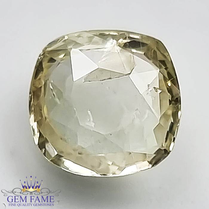 Yellow Sapphire 3.79ct (Pukhraj) Stone Ceylon