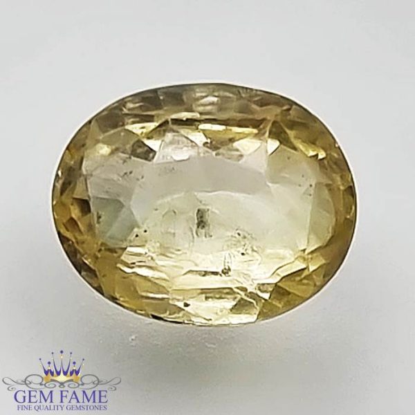 Yellow Sapphire 1.86ct (Pukhraj) Stone Ceylon