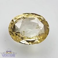 Yellow Sapphire 1.52ct (Pukhraj) Stone Ceylon