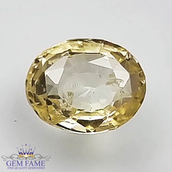 Yellow Sapphire 1.52ct (Pukhraj) Stone Ceylon