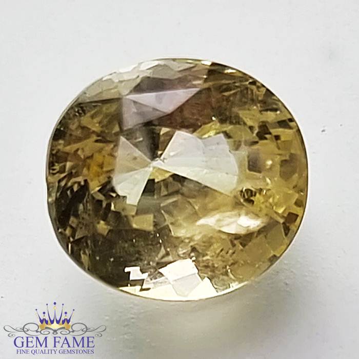 Yellow Sapphire 4.03ct (Pukhraj) Stone Ceylon