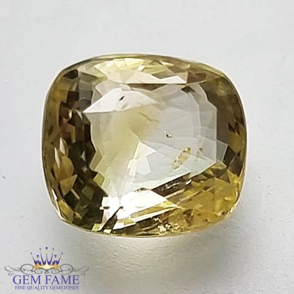 Yellow Sapphire 3.09ct (Pukhraj) Stone Ceylon