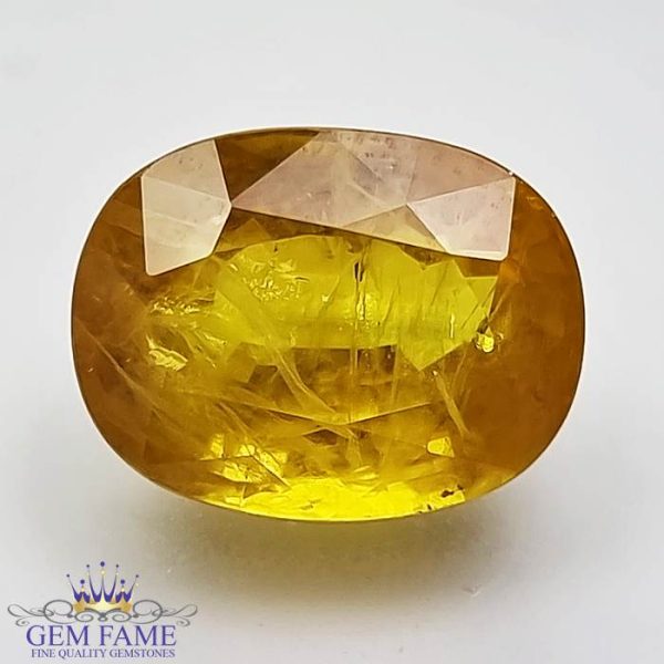 Yellow Sapphire 10.21ct Natural Gemstone Thailand