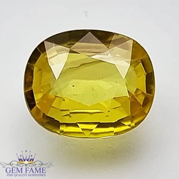 Yellow Sapphire 1.69ct Natural Gemstone Thailand