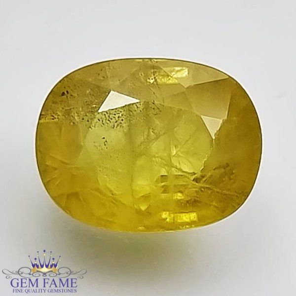 Yellow Sapphire 3.76ct Natural Gemstone Thailand