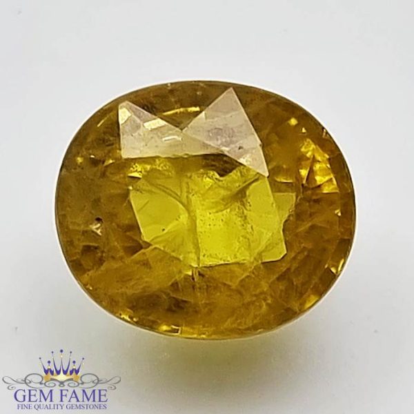 Yellow Sapphire 3.69ct Natural Gemstone Thailand
