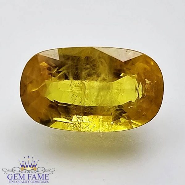 Yellow Sapphire 3.52ct Natural Gemstone Thailand